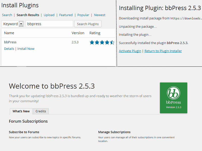 How To Install bbPress To WordPress Tricks Panda