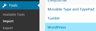 WordPress Importer