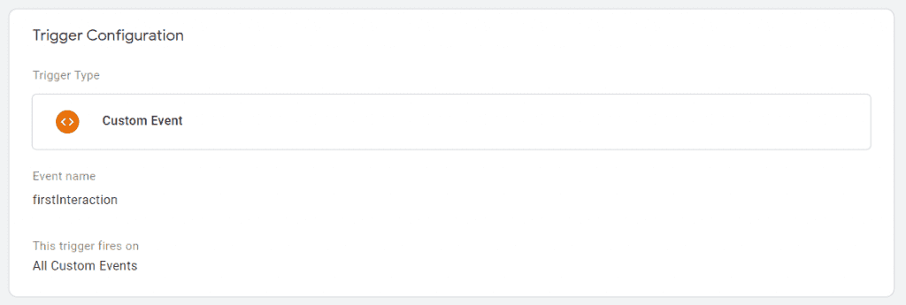 Creating the custom event trigger in Google Tag Manager when the user scrolls